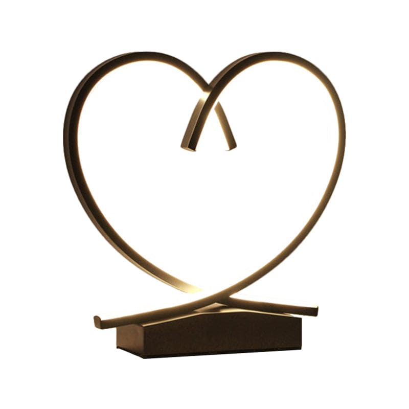 Lampe de Table Cœur – Éclairage Élégant pour Décoration Maison et Bureau