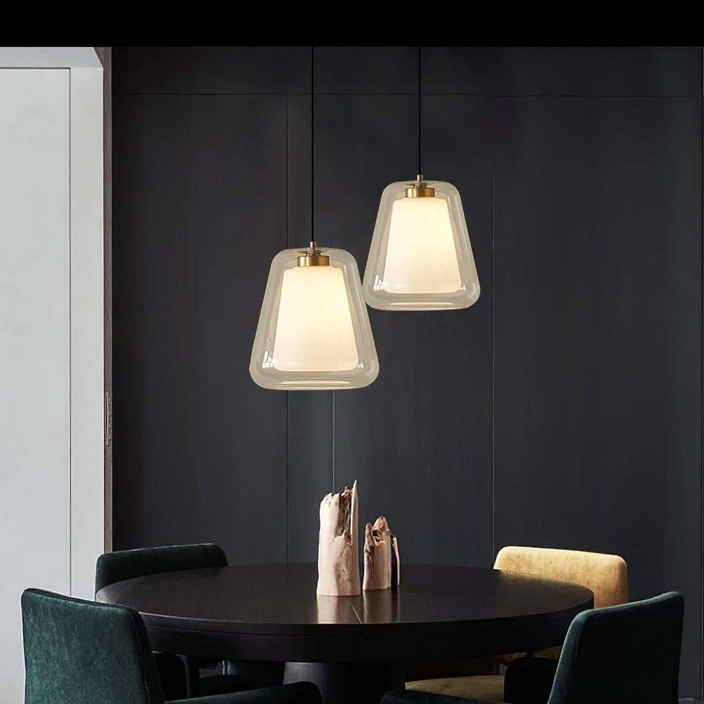 Suspension en Verre Moderne – Éclairage Élégant pour Maison et Bureau