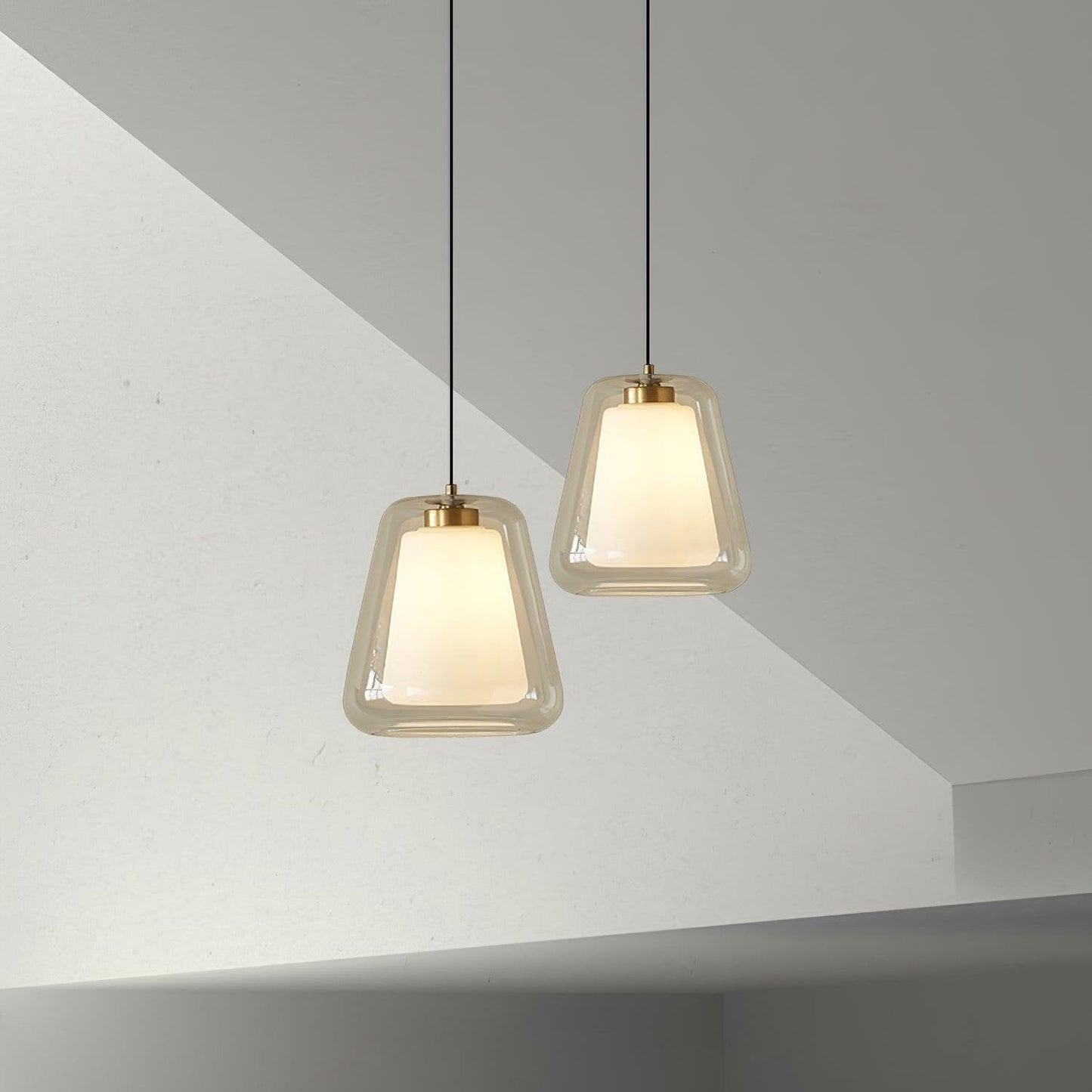 Suspension en Verre Moderne – Éclairage Élégant pour Maison et Bureau