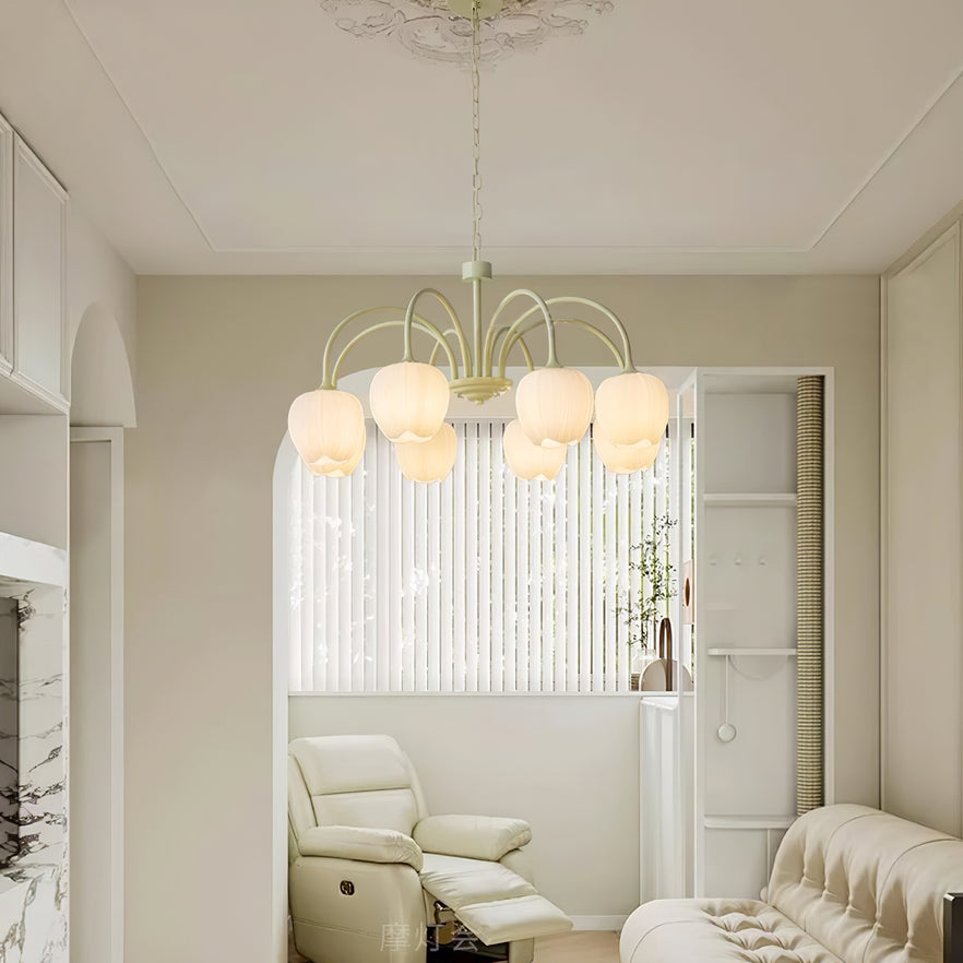Chandelier design élégant – Luminaire moderne en cristal pour salon et salle à manger