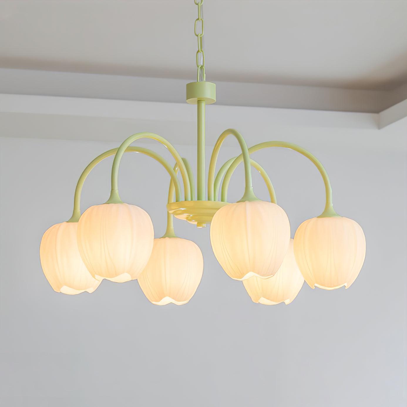 Chandelier design élégant – Luminaire moderne en cristal pour salon et salle à manger