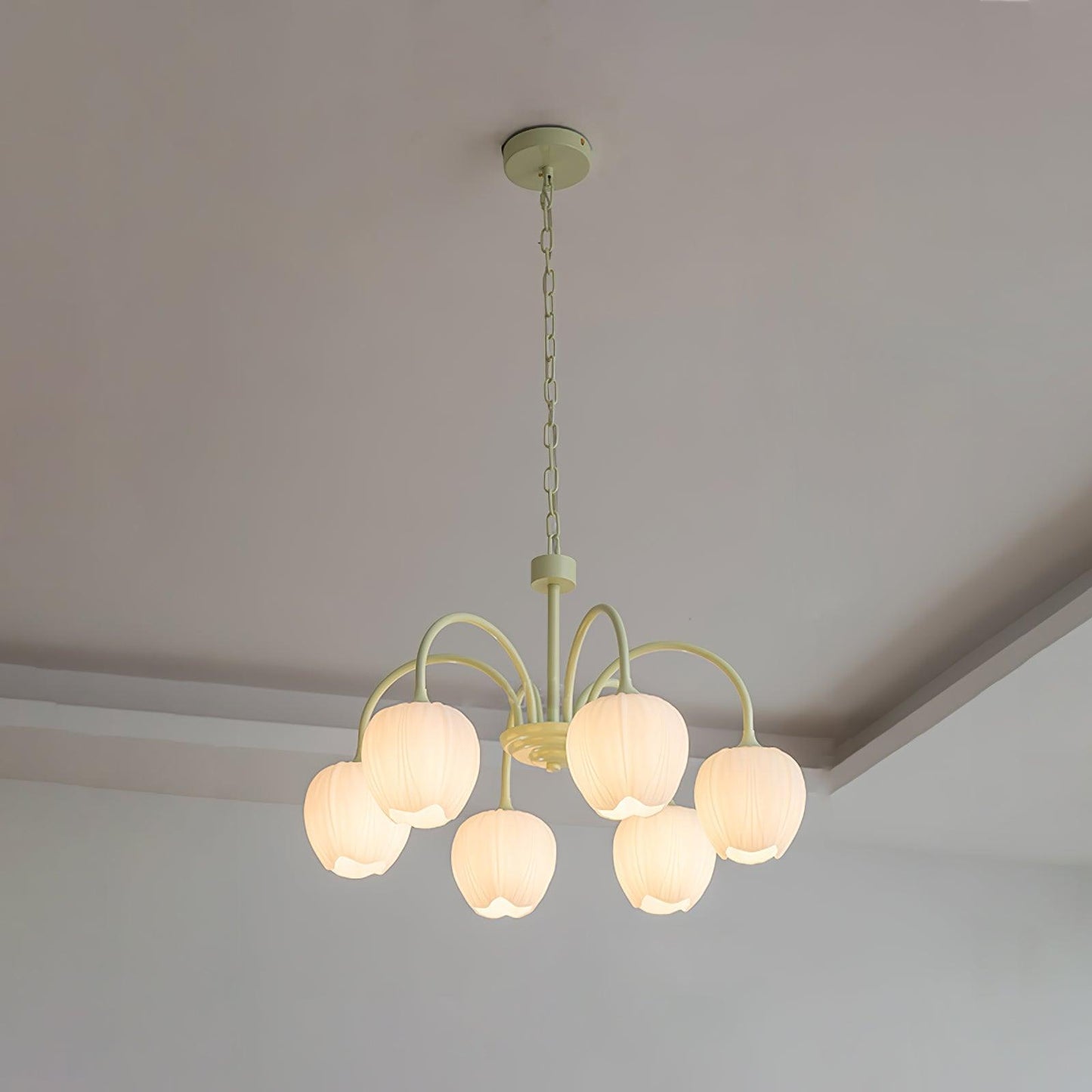 Chandelier design élégant – Luminaire moderne en cristal pour salon et salle à manger
