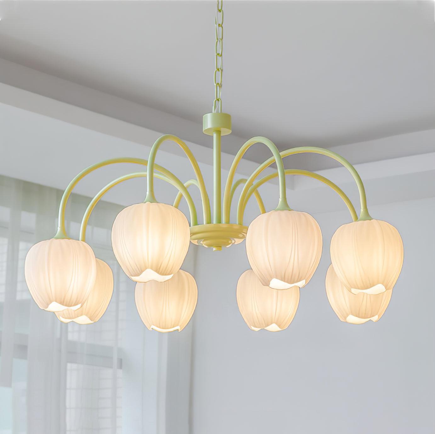 Chandelier design élégant – Luminaire moderne en cristal pour salon et salle à manger