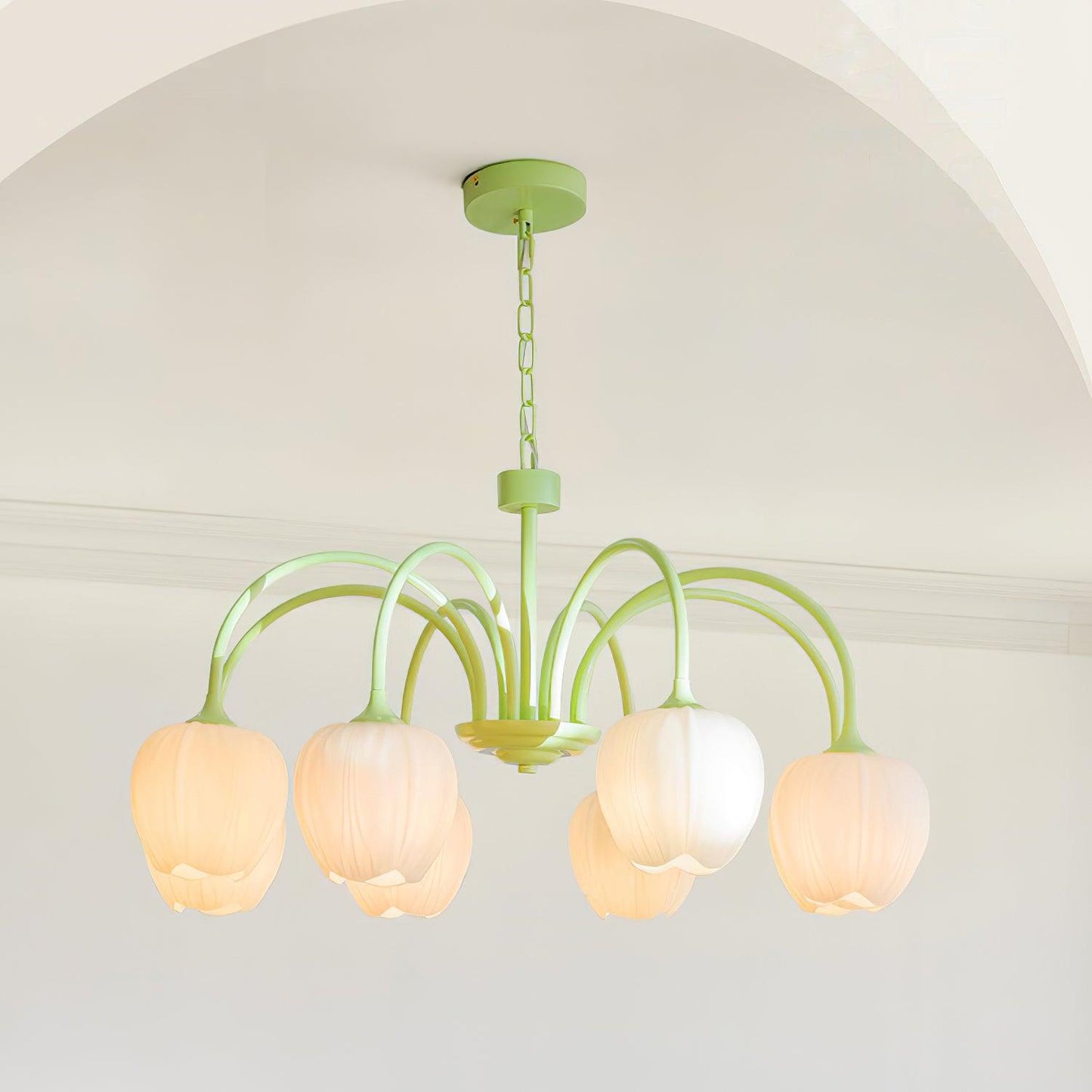 Chandelier design élégant – Luminaire moderne en cristal pour salon et salle à manger
