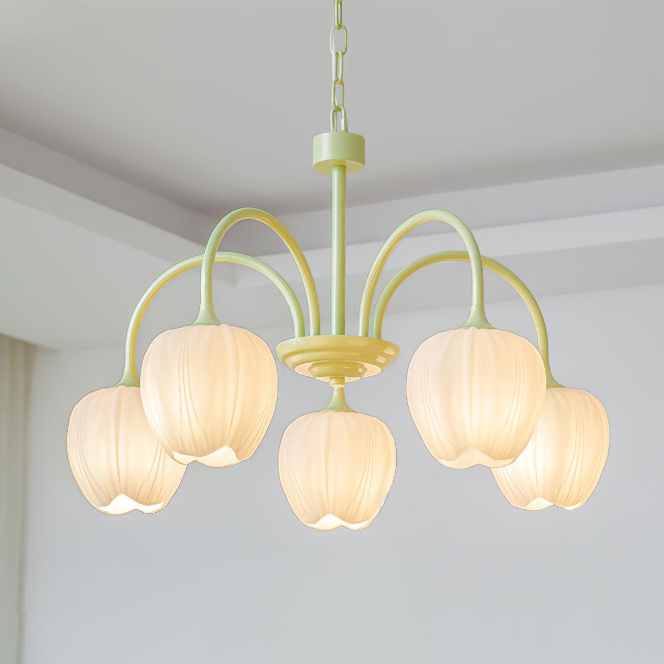 Chandelier design élégant – Luminaire moderne en cristal pour salon et salle à manger