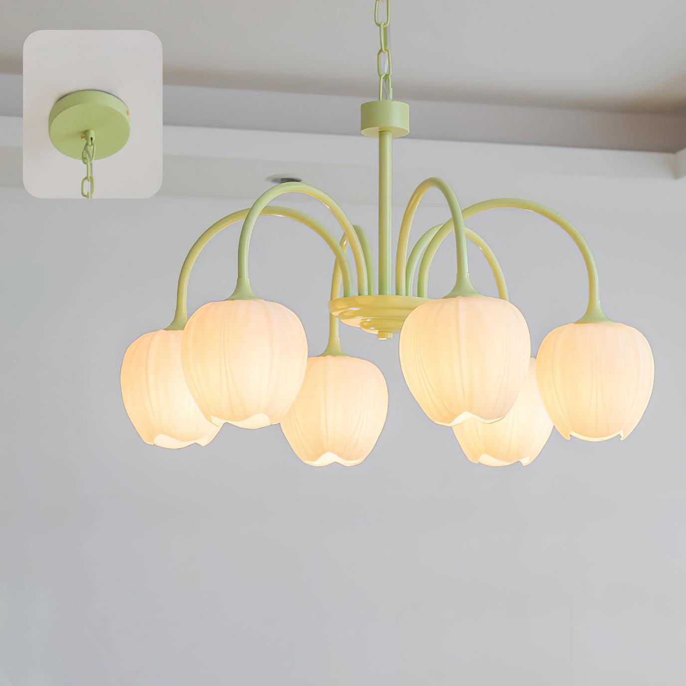 Chandelier design élégant – Luminaire moderne en cristal pour salon et salle à manger