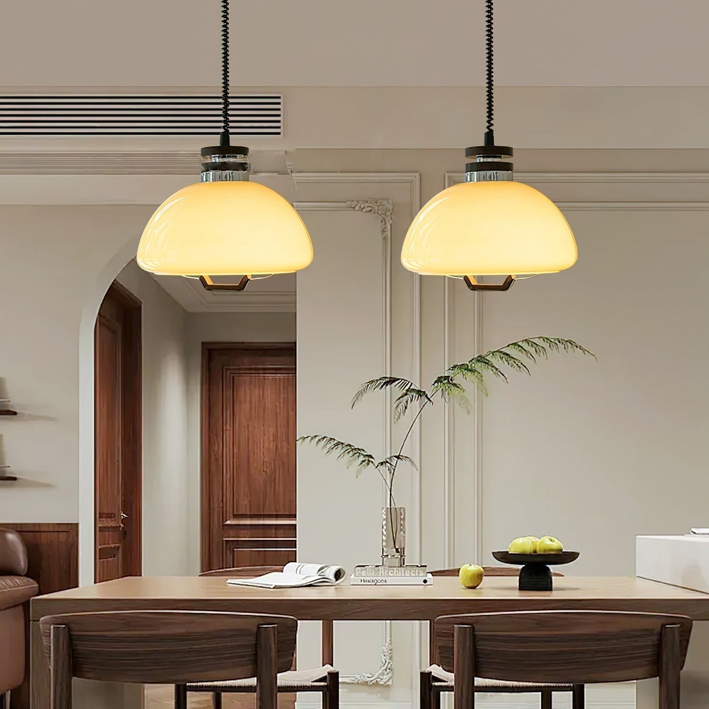 Lustre moderne design élégant – Lampe polyvalente pour maison et bureau
