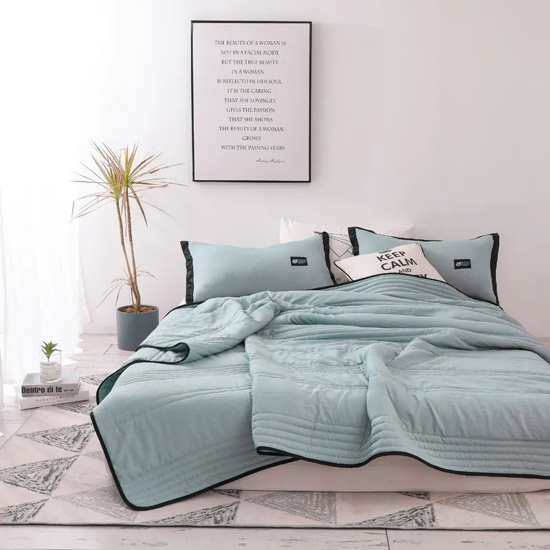 Housse de couette bambou – Housse douce et respirante confort toute saison