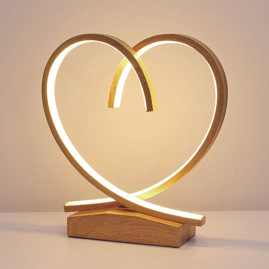 Lampe de Table Cœur – Éclairage Élégant pour Décoration Maison et Bureau