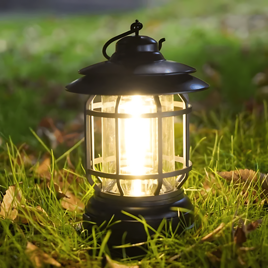 Lampe LED rétro portable – Éclairage élégant pour maison et bureau