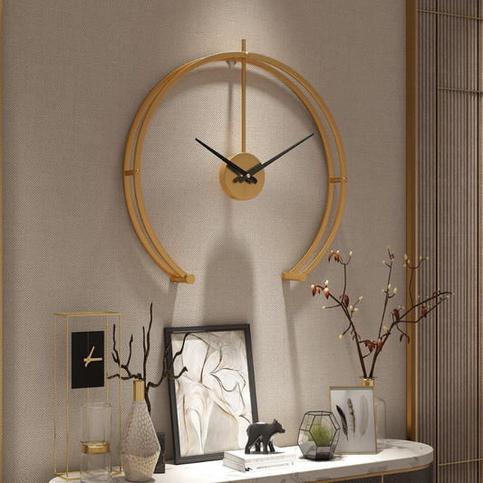 Horloge Murale Moderne – Horloge Élégante Minimaliste pour Décoration Maison et Bureau