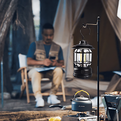 Lampe LED rétro portable – Éclairage élégant pour maison et bureau