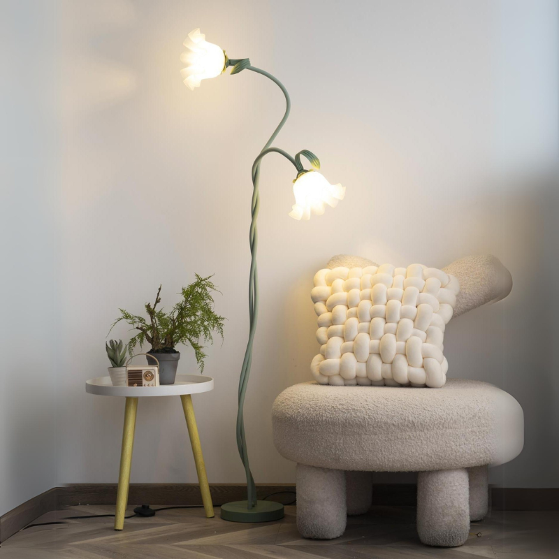 Lampe sur pied élégante – Éclairage doux pour décoration maison et bureau