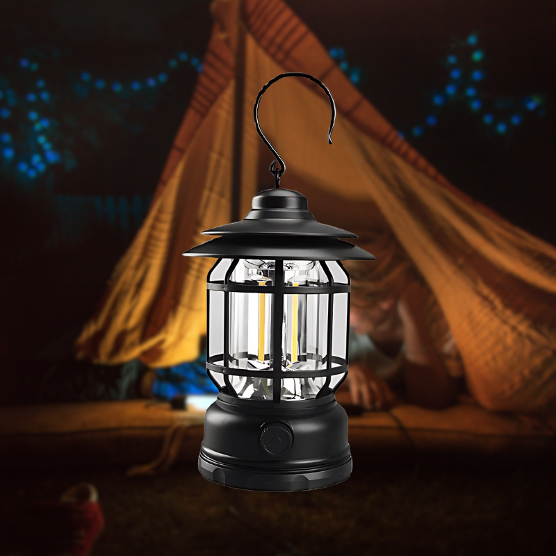Lampe LED rétro portable – Éclairage élégant pour maison et bureau