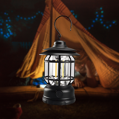 Lampe LED rétro portable – Éclairage élégant pour maison et bureau