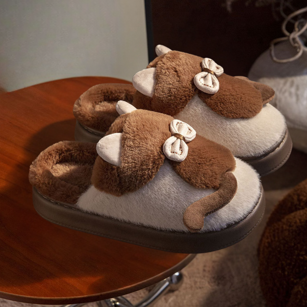 Chaussons d'hiver femme – Chaussons peluche confortables et doux