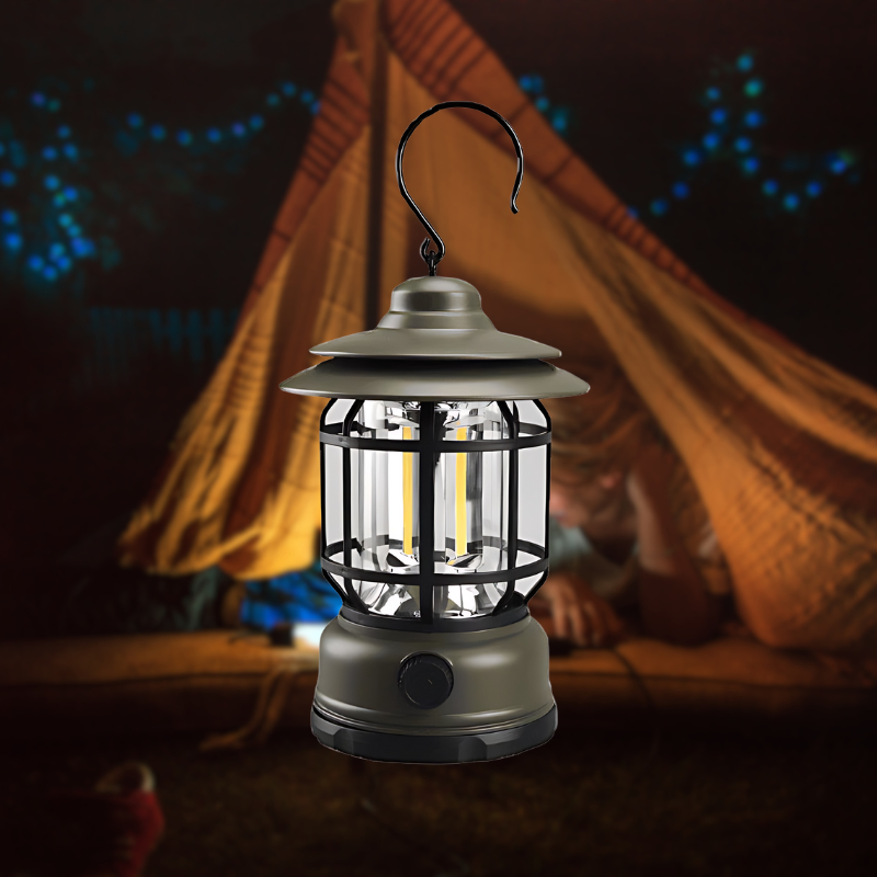 Lampe LED rétro portable – Éclairage élégant pour maison et bureau