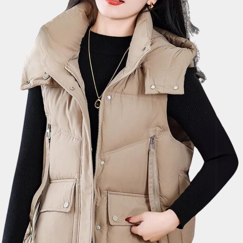 Gilet épais femme – Veste chaude et confortable pour hiver