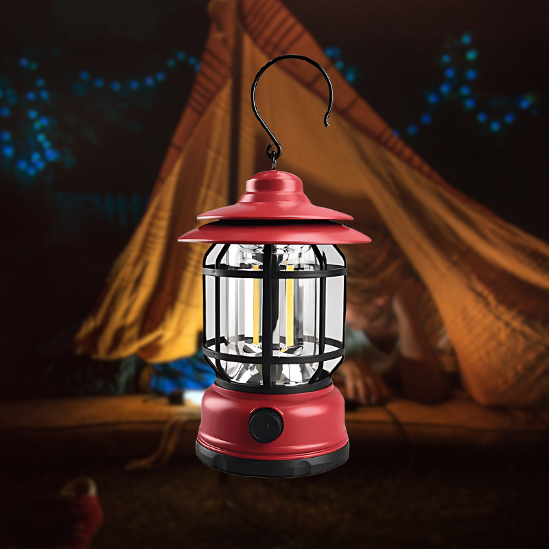 Lampe LED rétro portable – Éclairage élégant pour maison et bureau