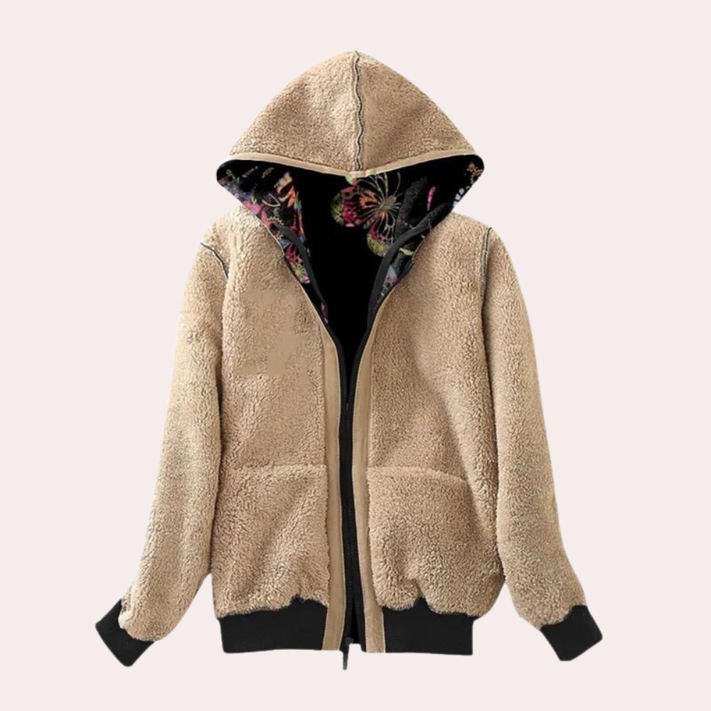 Manteau à capuche femme – Manteau élégant et chaud pour hiver