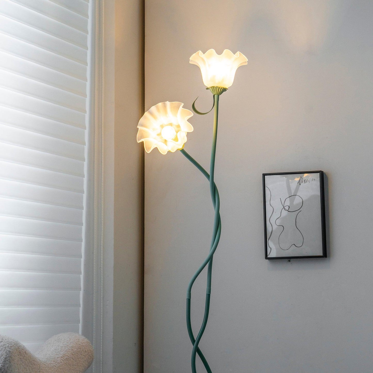 Lampe sur pied élégante – Éclairage doux pour décoration maison et bureau