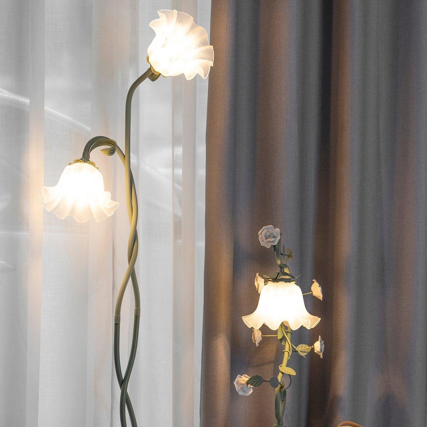 Lampe sur pied élégante – Éclairage doux pour décoration maison et bureau