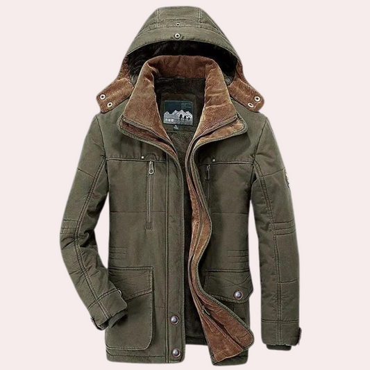 Manteau d'hiver homme – Manteau élégant à capuche chaud et stylé