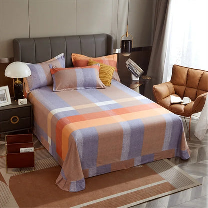 Draps de Lit Coton Vintage – Literie Confort Luxueux pour Maison et Bureau