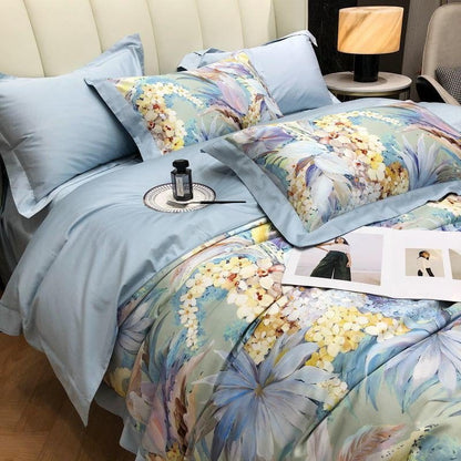Housse de couette coton égyptien – Literie luxueuse et confortable pour maison
