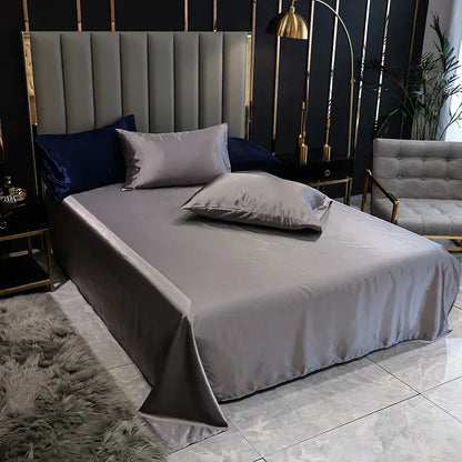 Draps Satin Doux et Élégants – Literie Moderne pour Chambres Chic et Luxueuses