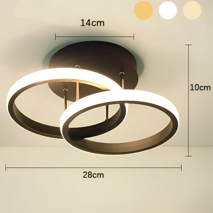 Lustre LED Maison – Lampe Élégante en Tourbillon pour Bureau et Décoration