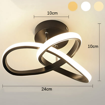 Lustre LED Maison – Lampe Élégante en Tourbillon pour Bureau et Décoration