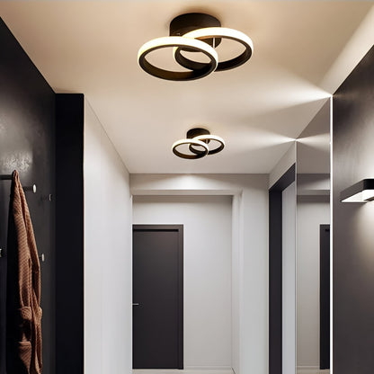 Lustre LED Maison – Lampe Élégante en Tourbillon pour Bureau et Décoration