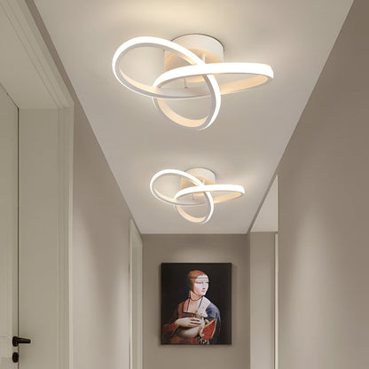 Lustre LED Maison – Lampe Élégante en Tourbillon pour Bureau et Décoration