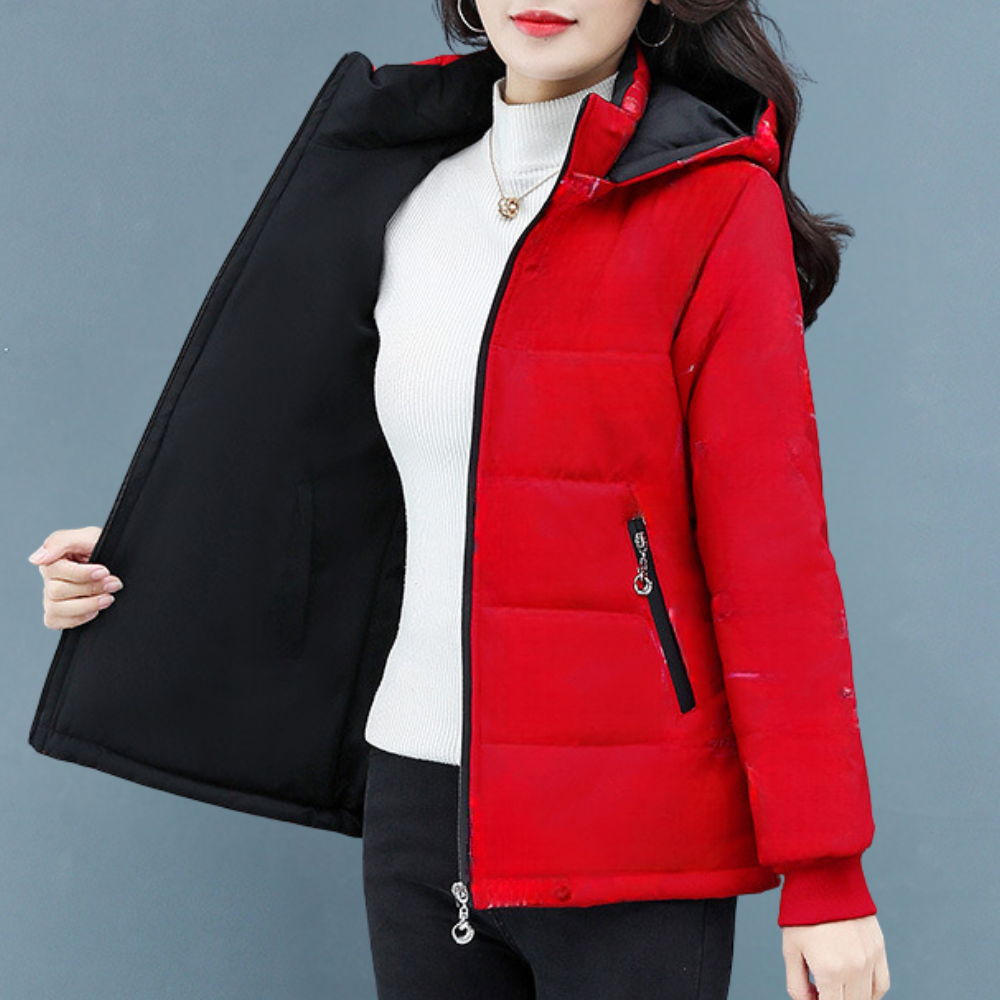 Manteau d'hiver femme – Manteau réversible élégant et chaud