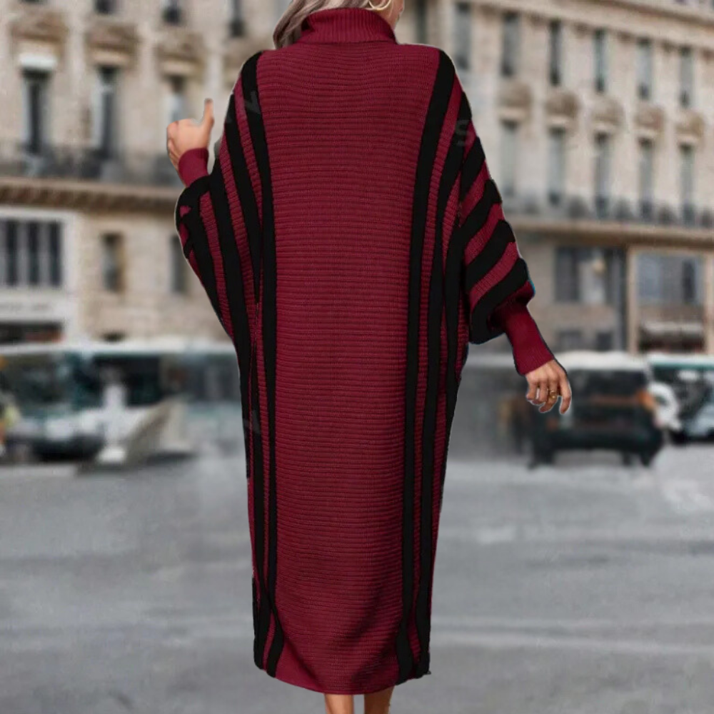 Robe tricotée femme – Robe chaleureuse et élégante pour l'hiver