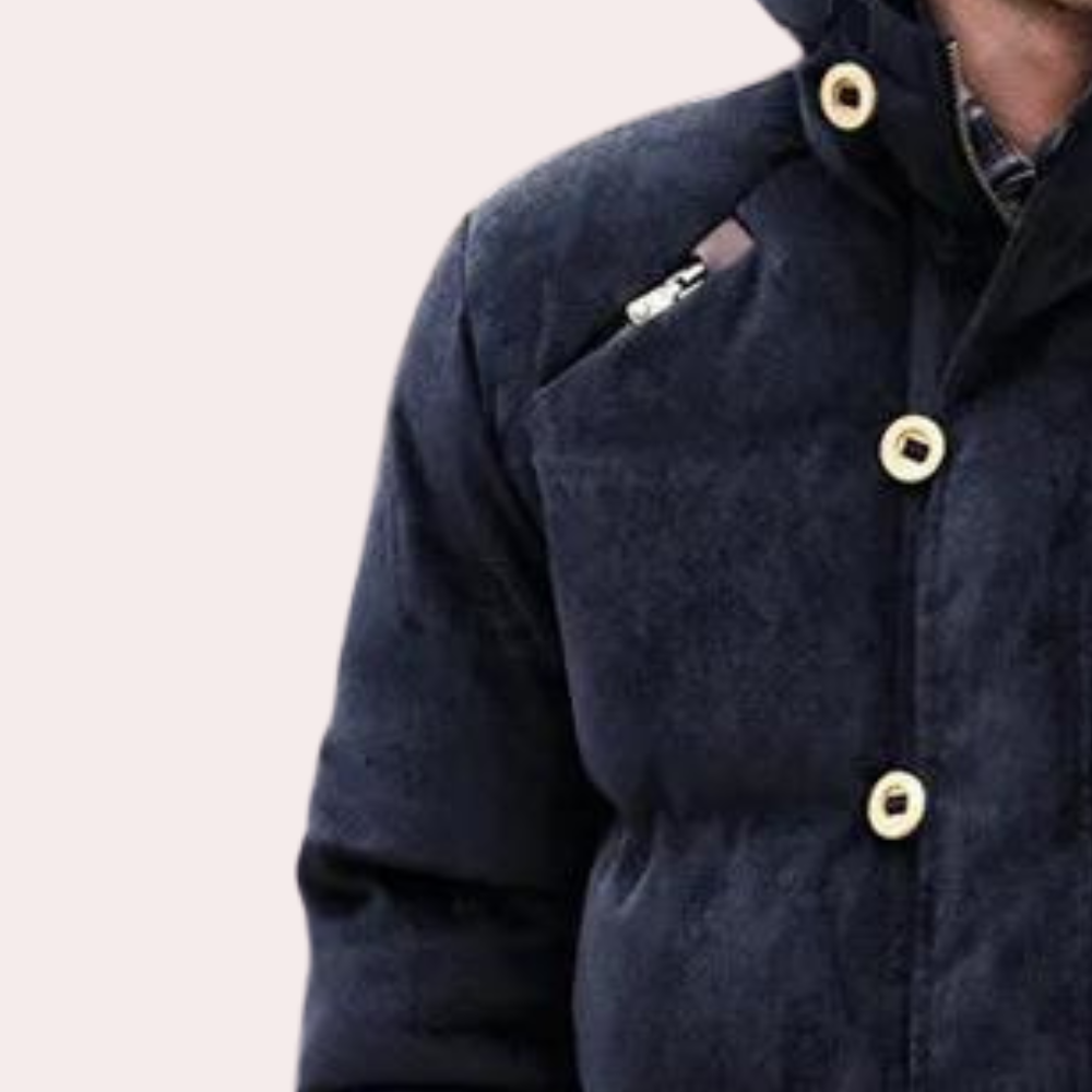 Manteau à capuche homme – Manteau élégant en tissu doux et chaud