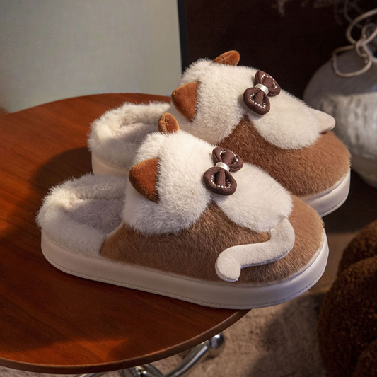 Chaussons d'hiver femme – Chaussons peluche confortables et doux