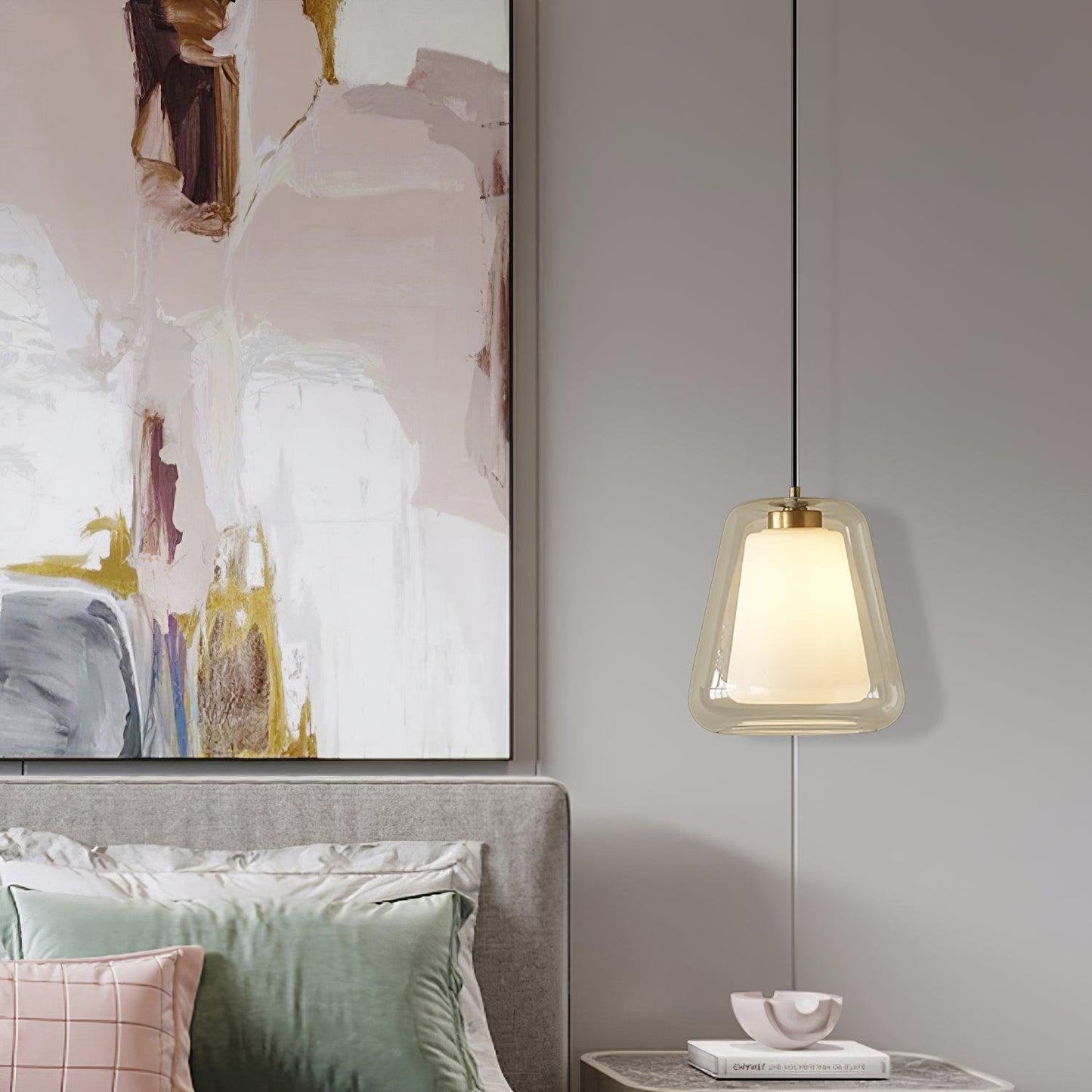Suspension en Verre Moderne – Éclairage Élégant pour Maison et Bureau