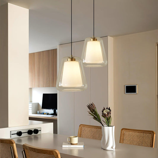 Suspension en Verre Moderne – Éclairage Élégant pour Maison et Bureau