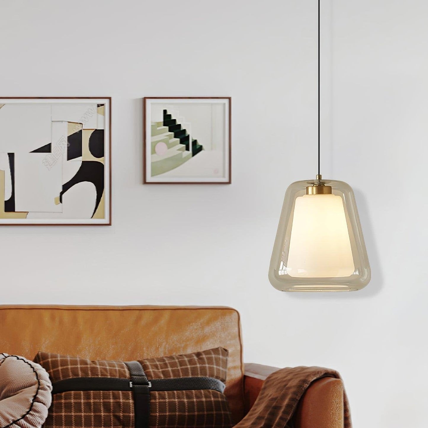 Suspension en Verre Moderne – Éclairage Élégant pour Maison et Bureau