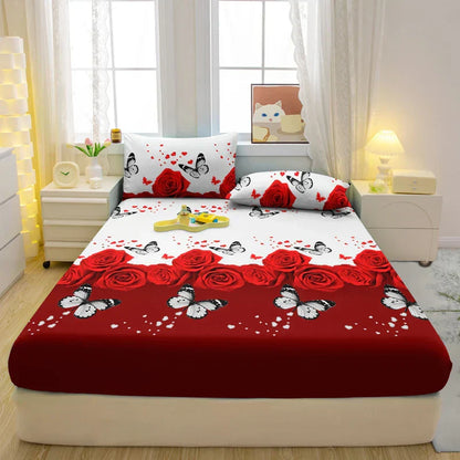 Draps de lit coton doux – Draps premium finition mat pour confort à domicile