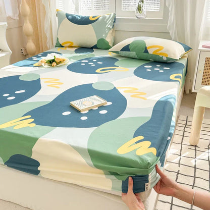 Drap-housse coton respirant – Housse de lit confortable pour sommeil à la maison
