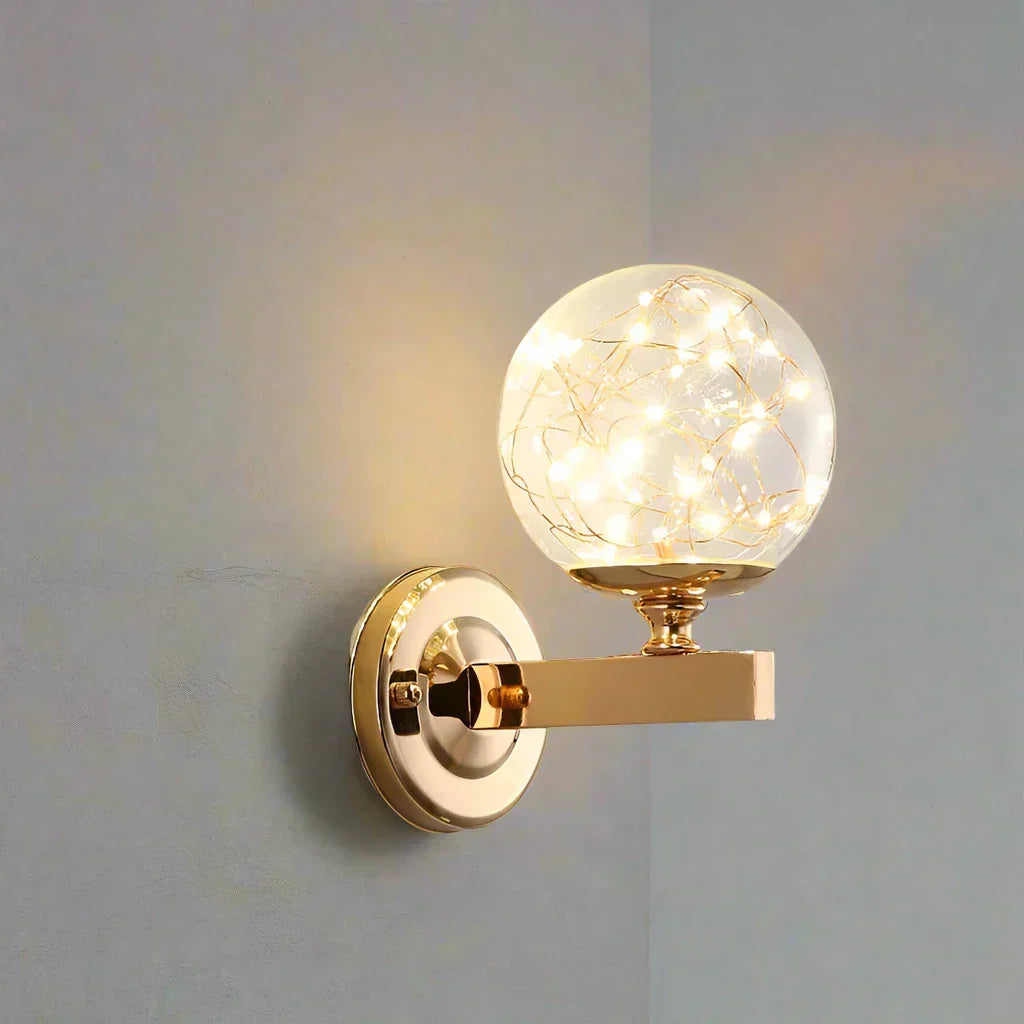 Applique Murale LED – Lampe en Verre Coloré pour Décoration Élégante Maison Bureau