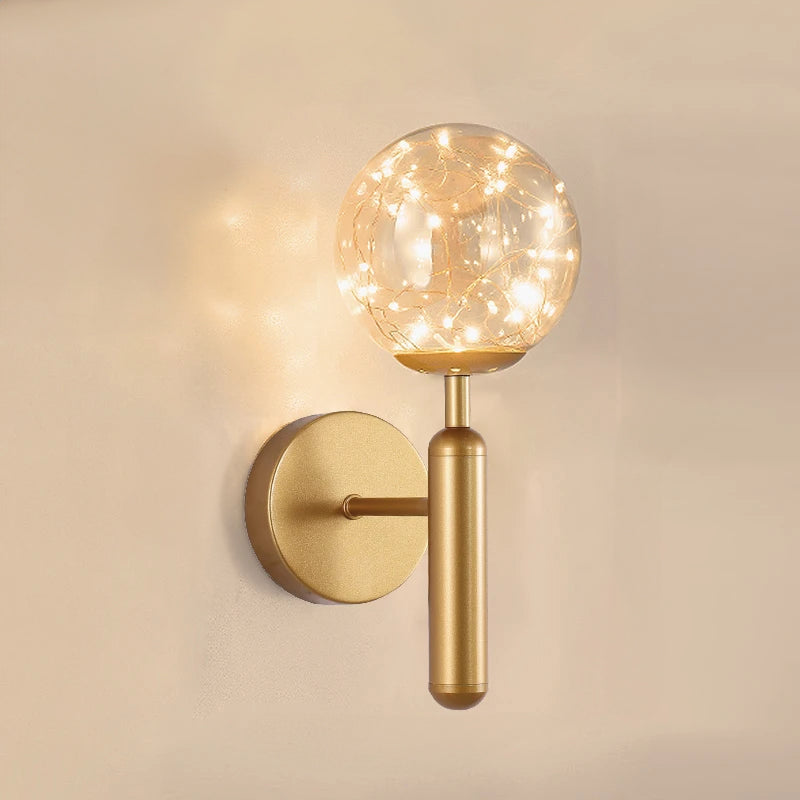 Applique Murale LED – Lampe en Verre Coloré pour Décoration Élégante Maison Bureau
