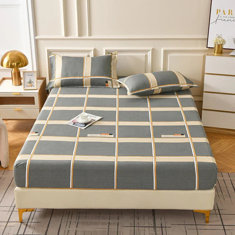 Drap-housse coton respirant – Housse de lit confortable pour sommeil à la maison