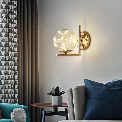 Applique Murale LED – Lampe en Verre Coloré pour Décoration Élégante Maison Bureau