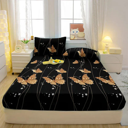 Draps de lit coton doux – Draps premium finition mat pour confort à domicile