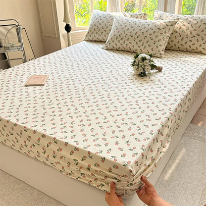 Drap-housse coton respirant – Housse de lit confortable pour sommeil à la maison
