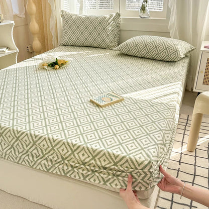 Drap-housse coton respirant – Housse de lit confortable pour sommeil à la maison